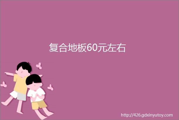 复合地板60元左右