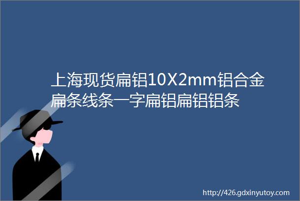 上海现货扁铝10X2mm铝合金扁条线条一字扁铝扁铝铝条