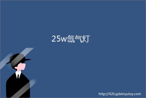 25w氙气灯