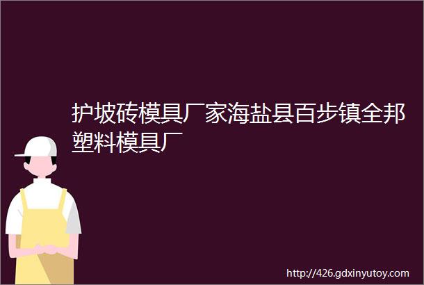 护坡砖模具厂家海盐县百步镇全邦塑料模具厂