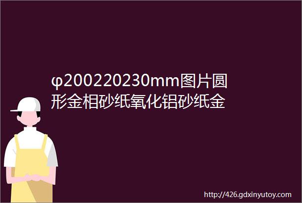 φ200220230mm图片圆形金相砂纸氧化铝砂纸金