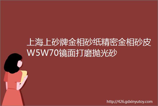 上海上砂牌金相砂纸精密金相砂皮W5W70镜面打磨抛光砂