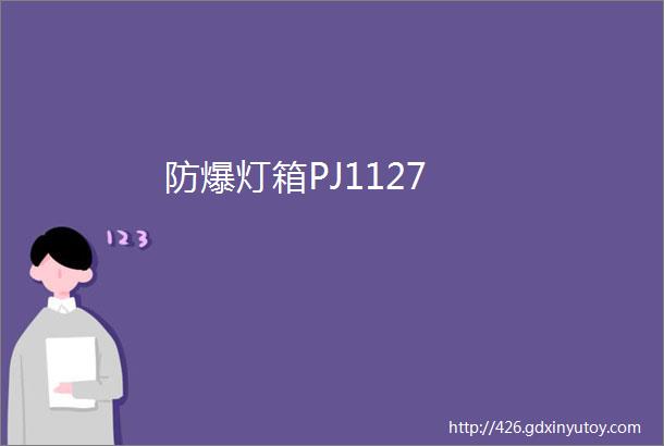 防爆灯箱PJ1127