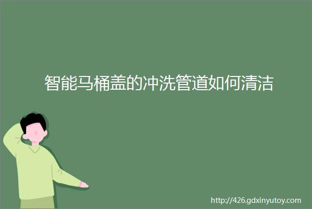 智能马桶盖的冲洗管道如何清洁